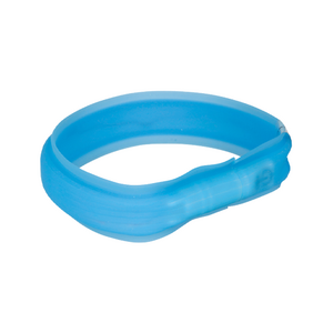 Trixie Flash light band USB M-L: 50 cm/30 mm coral