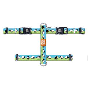 Max & Molly H-Tuigje Black Sheep Maat M 53-69cm Borstomvang