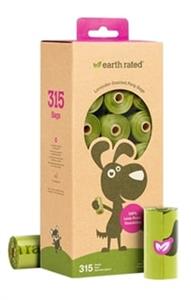 Earth Rated Poepzakjes Lavendel per stuk 1 poepzakje (1x15 stuks)
