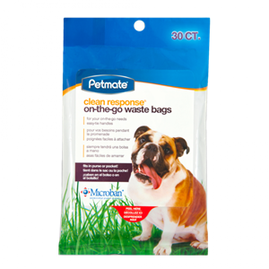 Petmate Clean Response On-The-Go poepzakjes 30 stuks