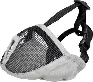 Trixie Muzzle for short-nosed breeds polyester s short Grijs