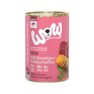 6x 400g WOW Adult Wild hondenvoer nat