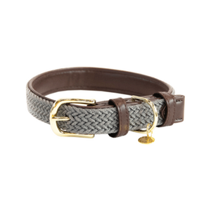 Kentucky Dogwear Hundehalsband geflochten Nylon > grau