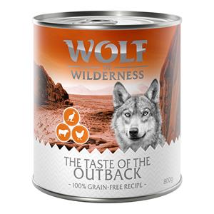 Voordeelpakket: Wolf of Wilderness 24 x 800 g - The Taste of The Outback