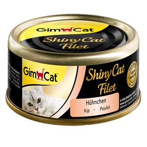 Gimcat ShinyCat Kattenvoer 6 x 70 g - Kip