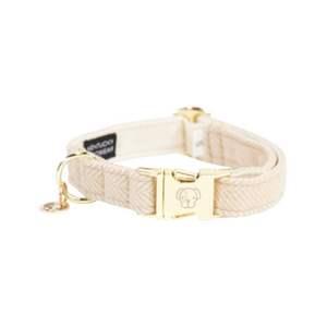 Kentucky Dogwear Hondenhalsband - Wool - Beige - L - 42-68 cm