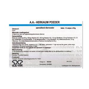 AA-VET Herkauwpoeder 10x80g