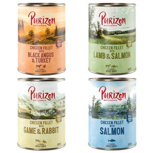 6x400g Purizon Hondenvoer - Diverse Smaken