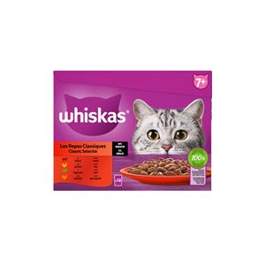 Whiskas 7+ Classic Selectie in saus multipack (12 x 85 g) 1 verpakking (12 x 85 g)