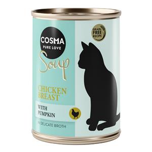 Cosma Soup 6 x 100 g - Kippenborst met Pompoen