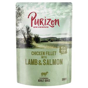 Voordeelpakket Purizon Adult 24 x 300 g - Lam met zalm