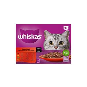 Whiskas 1+ Classic Selectie in saus natvoer kat multipack (85 g) 1 verpakking (24 x 85 g)