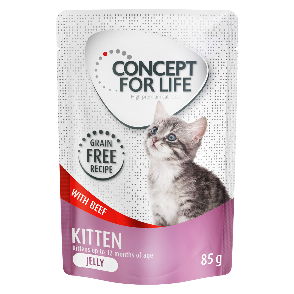 Concept for Life Kitten rund graanvrij – in gelei Kattenvoer - 12 x 85 g