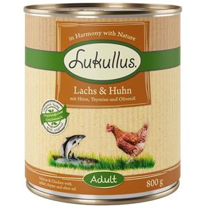 24x800g Variant XI Adult Zalm & Kip Lukullus Hondenvoer