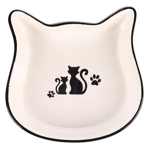 Flamingo Keramische voerbak voor katten Nona - 250 ml, &Oslash; 13 cm