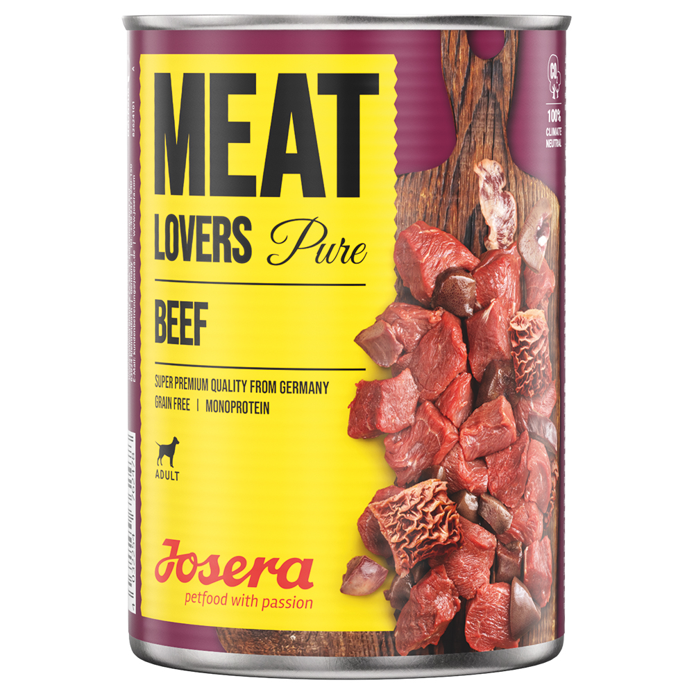 6x400g Rund Meatlovers Pure Josera Hondenvoer
