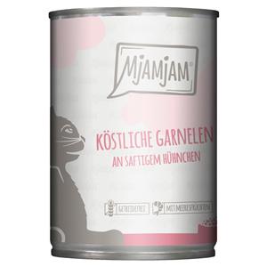 6x400g MjAMjAM heerlijke garnalen op sappige kip kattenvoer nat