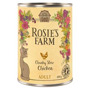 12x400g Adult Kip Rosie's Farm Kattenvoer