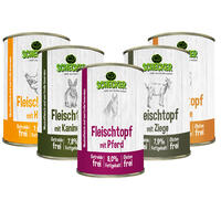 Schecker 5 er Fleischtopf - Testpaket - getreidefrei - glutenfrei - hergestellt in Deutschland