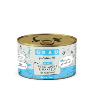 GRAU Adult Graanvrij 6 x 200 g Kattenvoer - Kalkoen, Zalm & Makreel