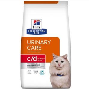 Hill's Prescription Diet C/D Multicare Stress Urinary Care kattenvoer met zeevis 2 x 8 kg