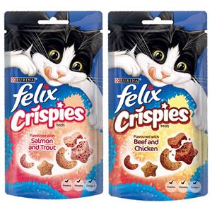 Felix Crispies Kattensnoepjes - Rund & Kip