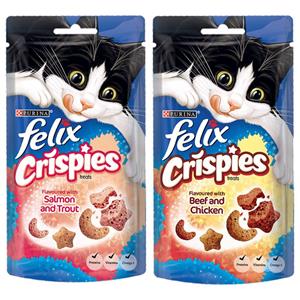 Felix Crispies combipack kattensnacks Per 4