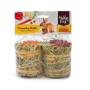 HobbyFirst Hope Farms Timothy Rolls Wortel&Paprika 200 gr