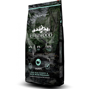 Riverwood Junior Large Hondenvoer - Eend & Kalkoen met Fazant - 12 kg