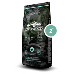 Riverwood Puppy Hondenvoer - Kalkoen & Eend met Fazant - 2 kg