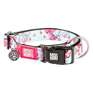 Max & Molly Smart ID Halsband Cherry Bloom M: 34-55 cm halsomvang hond