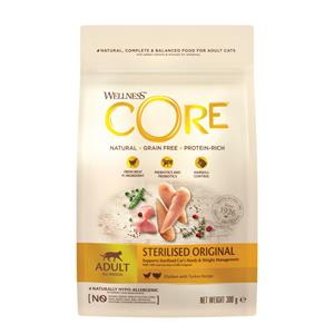 Wellness Core Sterilised - Kip Met Kalkoen - 300 gram