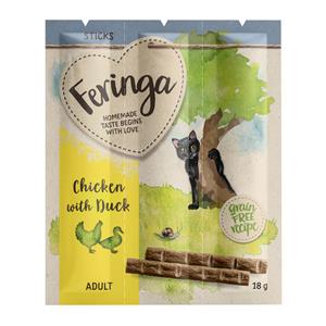 3x6g Sticks Kip Eend Feringa Kattensnack