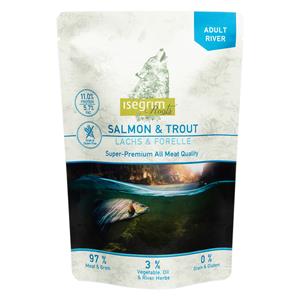 isegrim Roots RIVER Zalm & Forel, 410 g, Aantal: 7 x 410 g