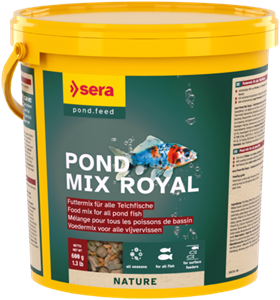 Sera Pond Mix Royal 3.8L - Complete Drijvende Vijvervisvoeding voor Gezondheid & Kleur