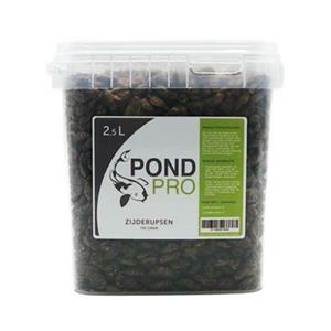 pondpro Pond Pro Zijderupsen 2,5L - Hoogwaardige Koi Snack met Eiwitten en Caroteen