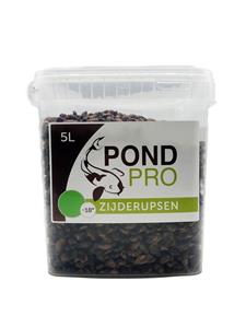 pondpro Pond Pro Premium Zijderupsen 5L - Koi Snack voor Optimale Groei en Kleur
