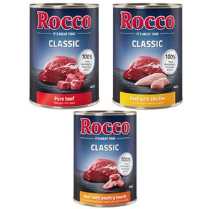 24x400g Topseller Mix (3 Smaken) Rocco Classic Hondenvoer