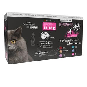 catz finefood Puur Multipak Maaltijdzakjes 12 x 80/85 g Kattenvoer - Multipak 1