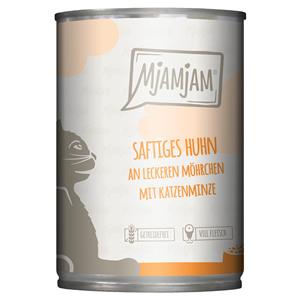 6x400g MjAMjAM Sappige Kip op Smakelijke Wortels Kattenvoer Nat