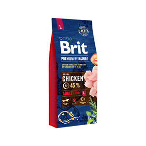 Brit Premium by Nature Adult L hondenvoer 15 kg