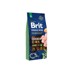 Brit Premium 15 kg  by Nature Junior xl droog hondenvoer