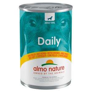 Daily Voordeelverpakking: Almo Nature  Dog 12 x 400 g - Kip