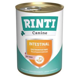 Rinti 12x400g  Canine Intestinal met rund hondenvoer nat