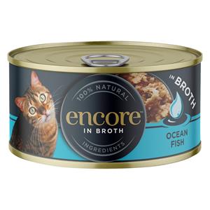 16x 70g Encore Blik zeevis Kattenvoer Nat