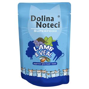 20 x 85 g Dolina Noteci Superfood Lam en Kalfsvlees nat kattenvoer