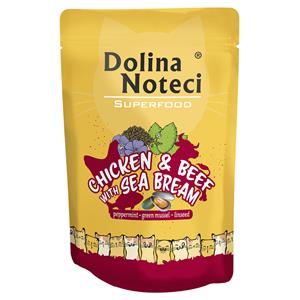 Dolina Noteci 20 x 85 g  Superfood Kip, Rund en Zeebrasem nat kattenvoer