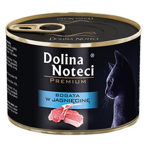 24 x 185 g Dolina Noteci Premium Rijk aan lam Nat Kattenvoer