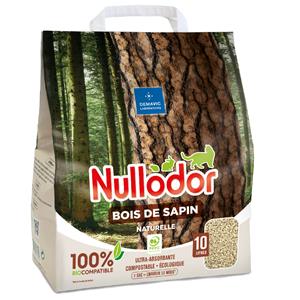 Nullodor 2x10l  Kattenbakvulling Bois De Sapin Cat