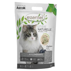 Essentiel Natural kattenbakvulling met actieve kool - 6 L